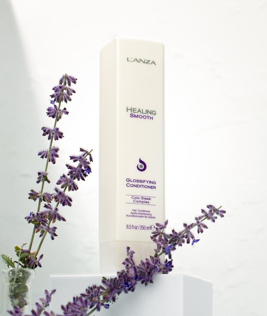 Розгладжувальний кондиціонер для блиску волосся LʼANZA Healing Smooth Glossifying Conditioner, 250 ml - 3